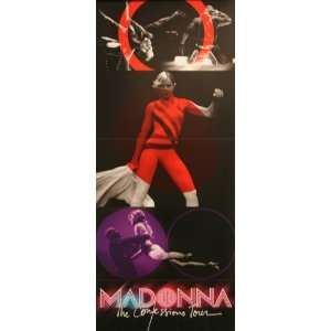  Madonna the Confessions Tour Dvd Rare Double Sided Poster 