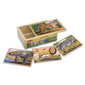 Wild Animals Puzzle In A Box