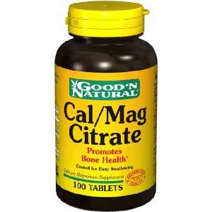  Cal Mag Citrate   100 tabs,(Goodn Natural) Health 