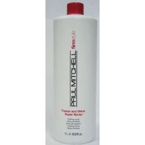  Paul Mitchell Freeze and Shine Super Spray 33.8 Oz Beauty