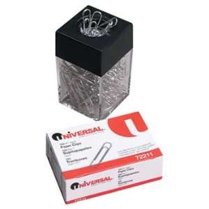  Universal 72211   Paper Clips w/Magnetic Dispenser, Wire 