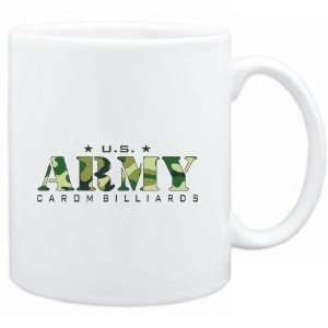  Mug White  US ARMY Carom Billiards / CAMOUFLAGE  Sports 