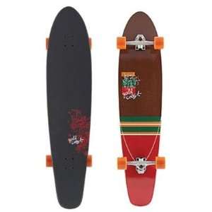   The Modra Red Longboard Complete 2011   44 X 10