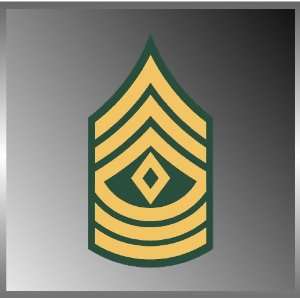 United States US Army Rank First Sergeant Emblem Insignia Vinyl Decal 