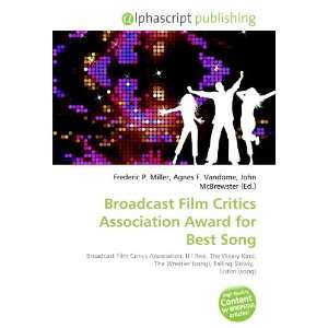  Broadcast Film Critics Association Award for Best Song 