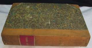 1856 OHIO SENATE JOURNAL BOOK~HISTORY~LEATHER~REPORTS  