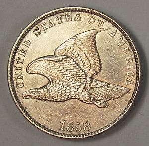 1858 Flying Eagle Cent * Small Letters * BU Quality *  