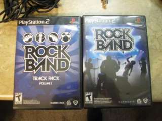   Rock Band LOT/BUNDLE 4 Guitars,Drums,2 Games, MIC 014633159172  