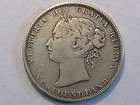 1898 Silver Fifty Cent coin. Newfoundland  Canada. Port