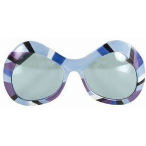  80s Mod Sunglasses in Purple, Green & Blue Party Supplies 