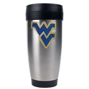   West Virginia Mountaineers Stainless Steel Travel Tumbler: Sports
