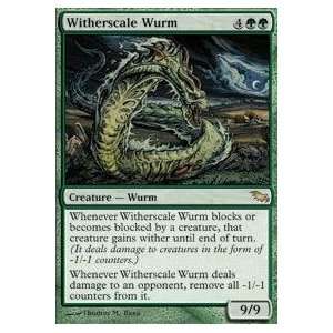    the Gathering   Witherscale Wurm   Shadowmoor   Foil Toys & Games