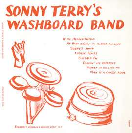 SONNY TERRYS Washboard Band ULTRA RARE 1955 Release CD  
