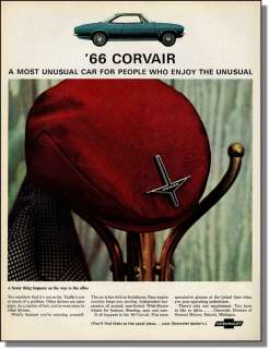 1966 Chevrolet Corvair   For Unusual People   Car Ad  