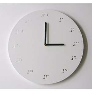    Ashley Sargeant Blink, Clock, 16GA STEEL, White WTM