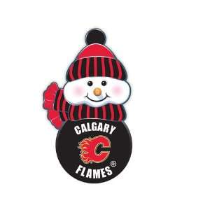 Calgary Flames NHL All Star Light Up Acrylic Snowman 