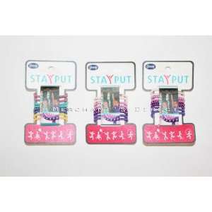 Goody, Girls StayPut 2.8mm Elastics, Pastel Colors (Small 