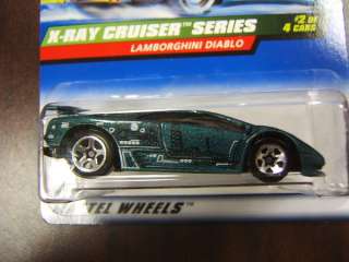 Hot Wheels Cars X Ray Cruiser Series 1998 diecast NIB  