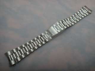 Seiko Stainless Steel Mens Watch Bracelet Curved End 19mm NEW