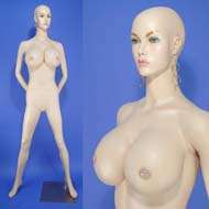On Sales!!! New Beautiful Busty Flesh Tone Full Size Female Mannequin 