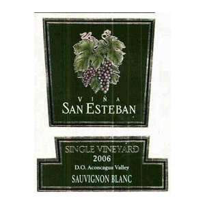  Vina San Esteban Sauvignon Blanc 2009 750ML Grocery 