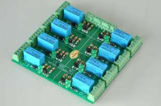 Eight DPDT Signal Relays Module Board, 5V, for 8051 PIC  