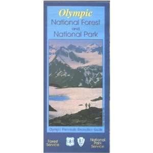  Map: Olympic National Forest and National Park: Forest 