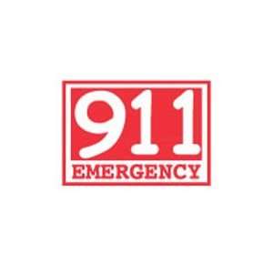 911 Emergency Temporary Tattoo 2x2