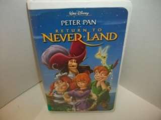   TO NEVER LAND VHS cartoon movie tape   part 2 786936164848  
