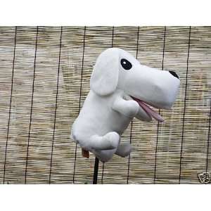 Bow Wow ! White Dog Fw Headcover Japan Model:  Sports 