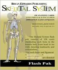 Skeletal System Flash Pak, (1878576062), Bryan Edwards Publications 