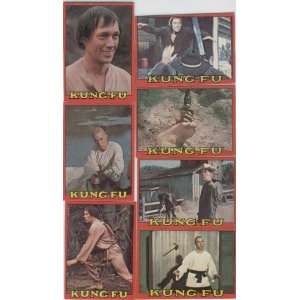 Kung Fu Tv Show 1970s Trading Cards, David Carradine, SET OF 46 CARDS