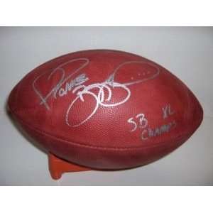  Jerome Bettis Signed NFL Leather Football Inscribed 