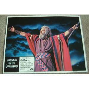 The Ten Commandments   Charlton Heston   Movie Poster 