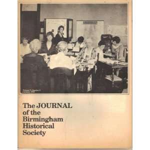Journal of the Birmingham Historical Society January 1978, Birmingham 