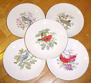 Royal Yarmouth American Songbird Plates EXC!  