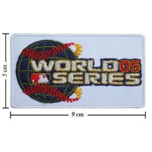  3pcs World Series Logo 2005 Emrbroidered Iron on Patches 