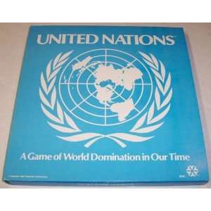    United Nations, a Game of World Dominationi in Our Time Board Game