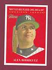 2010 Topps Heritage 474 Alex Rodriguez Yankees Short Pr