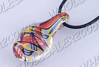 WHOLESALE 6PCS Lampwork Glass Pendant Necklaces FREE  