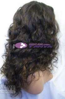 selectable full lace wigs malaysia curly / wavy indian remy human hair 