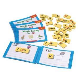  Word Family Tiles w/Mini Books Set: Toys & Games
