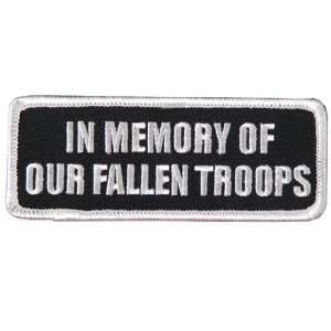  Patch In Memory Fallen Troops: Automotive