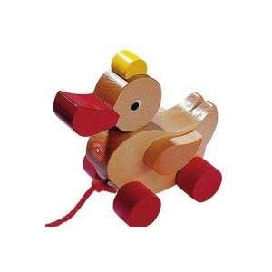  Haba Duck Wooden Pull Toy: Toys & Games