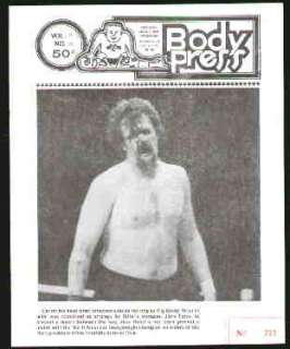 Wrestling Program Edmonton 1980 Big Daddy Ritter  
