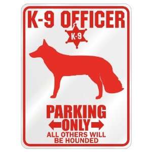  New  K 9 Officer : White German Shepherd Dog Parking Only 