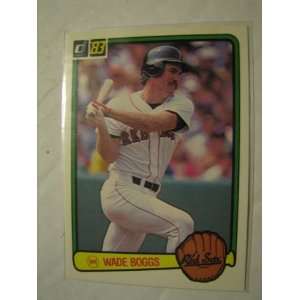  1983 Donruss Wade Boggs Red Sox Rookie RC Sports 
