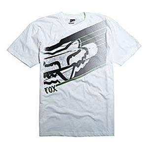  Fox Racing Decider T Shirt   Large/White: Automotive