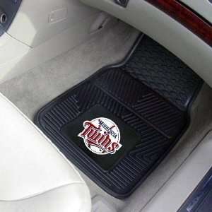 MLB   Minnesota Twins Heavy Duty 2 Piece Vinyl Car Mats:  