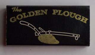 1960s Matchbox The Golden Plough Sirloin Baltimore MD  